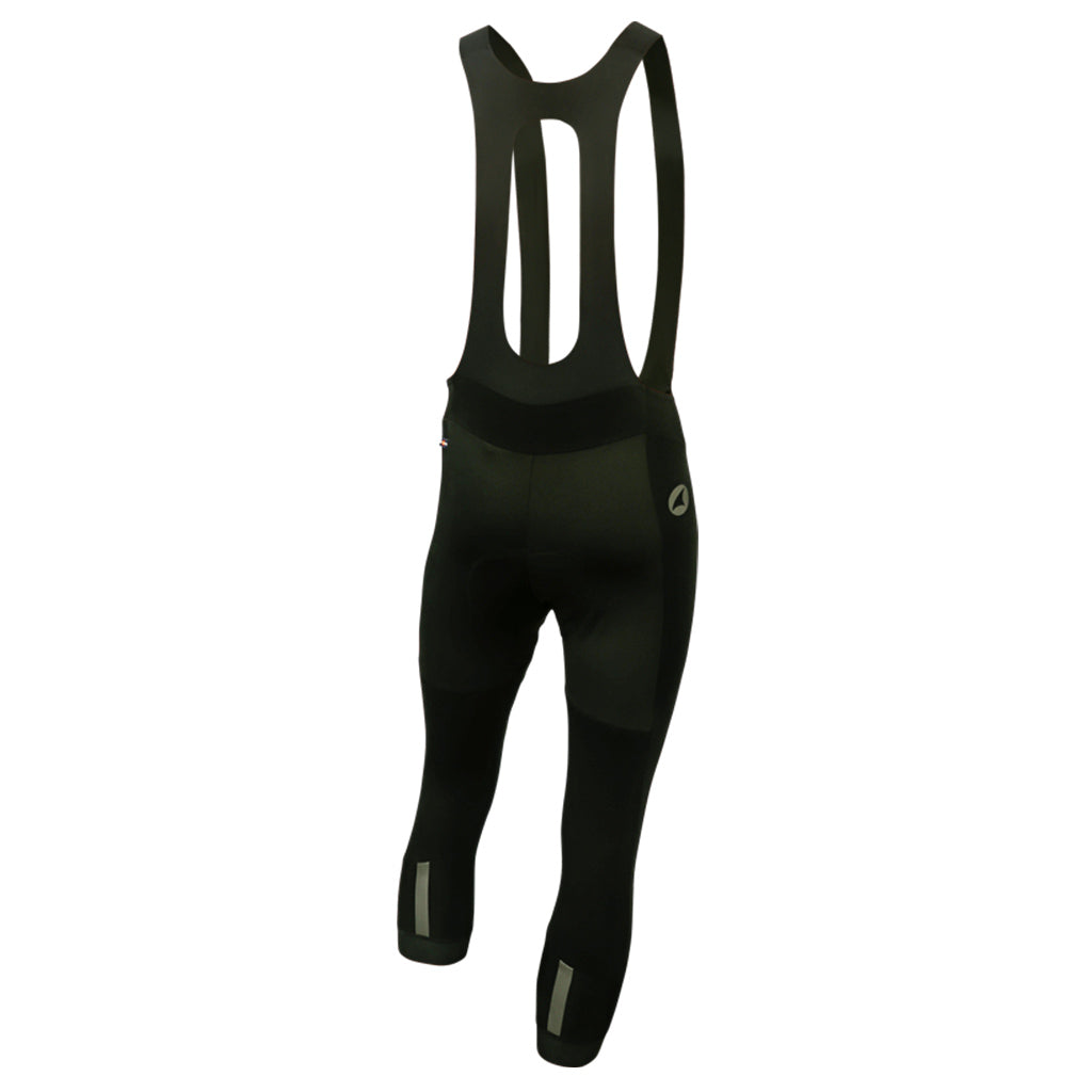 Men's Water-Repelling 3/4 Thermal Cycling Bib Tights - Back View