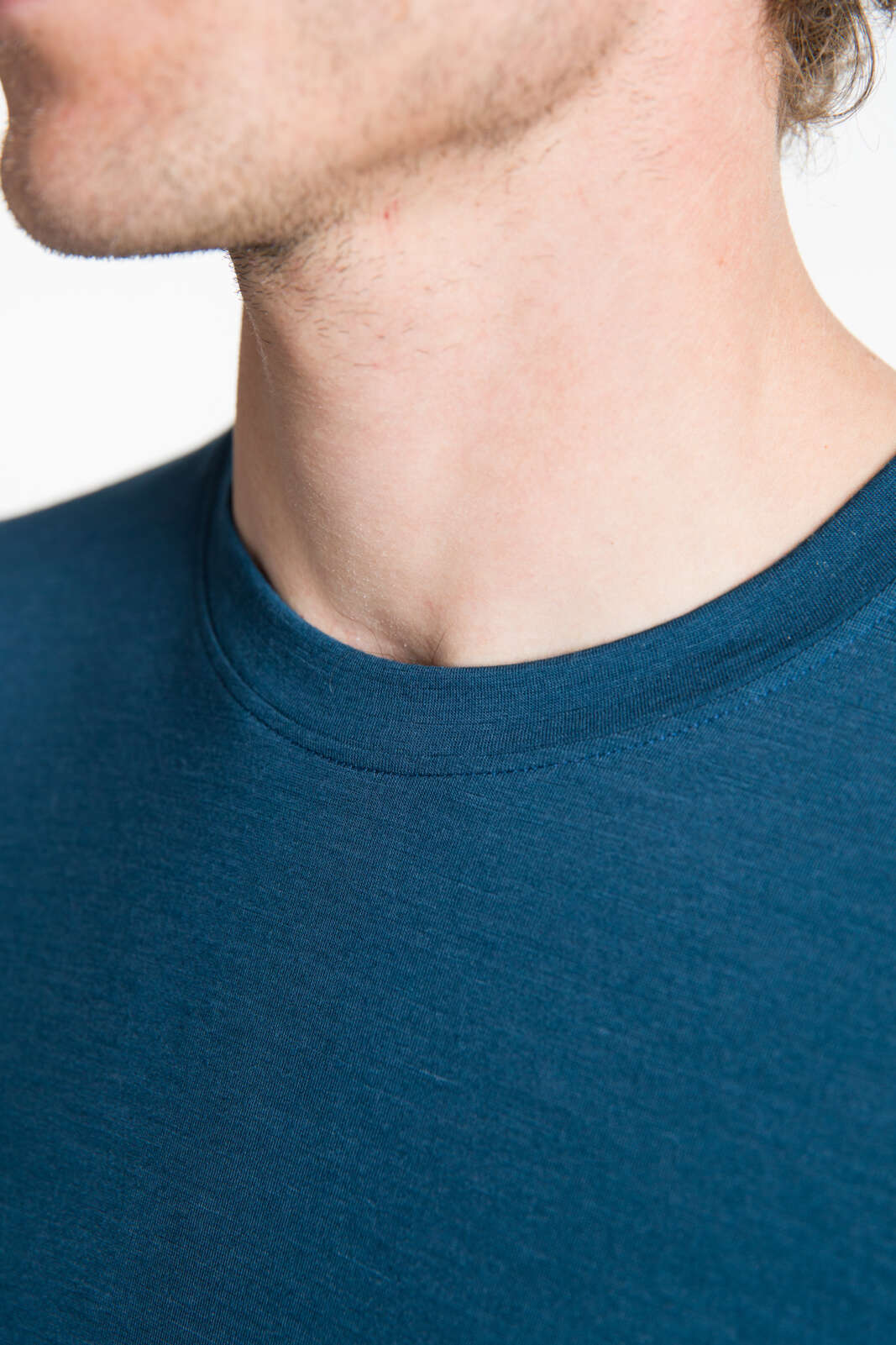 Men's Merino Wool MTB Shirt - Collar