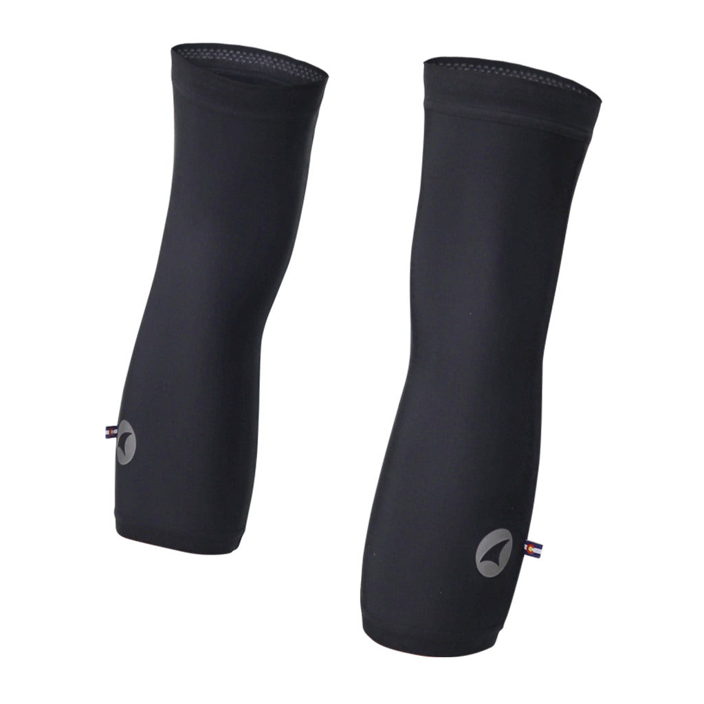 Water Repelling Cycling Knee Warmers - Long Length Back View
