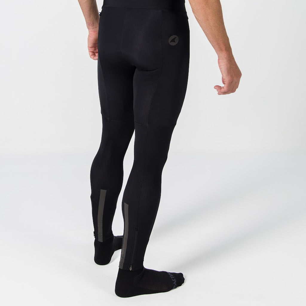 Men's Thermal Cycling Tights - On Body Back View