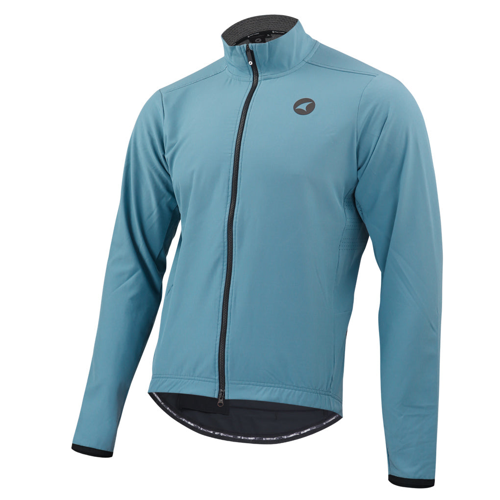 Men's Thermal Cycling Jacket - Alpine Front View #color_dusty-blue