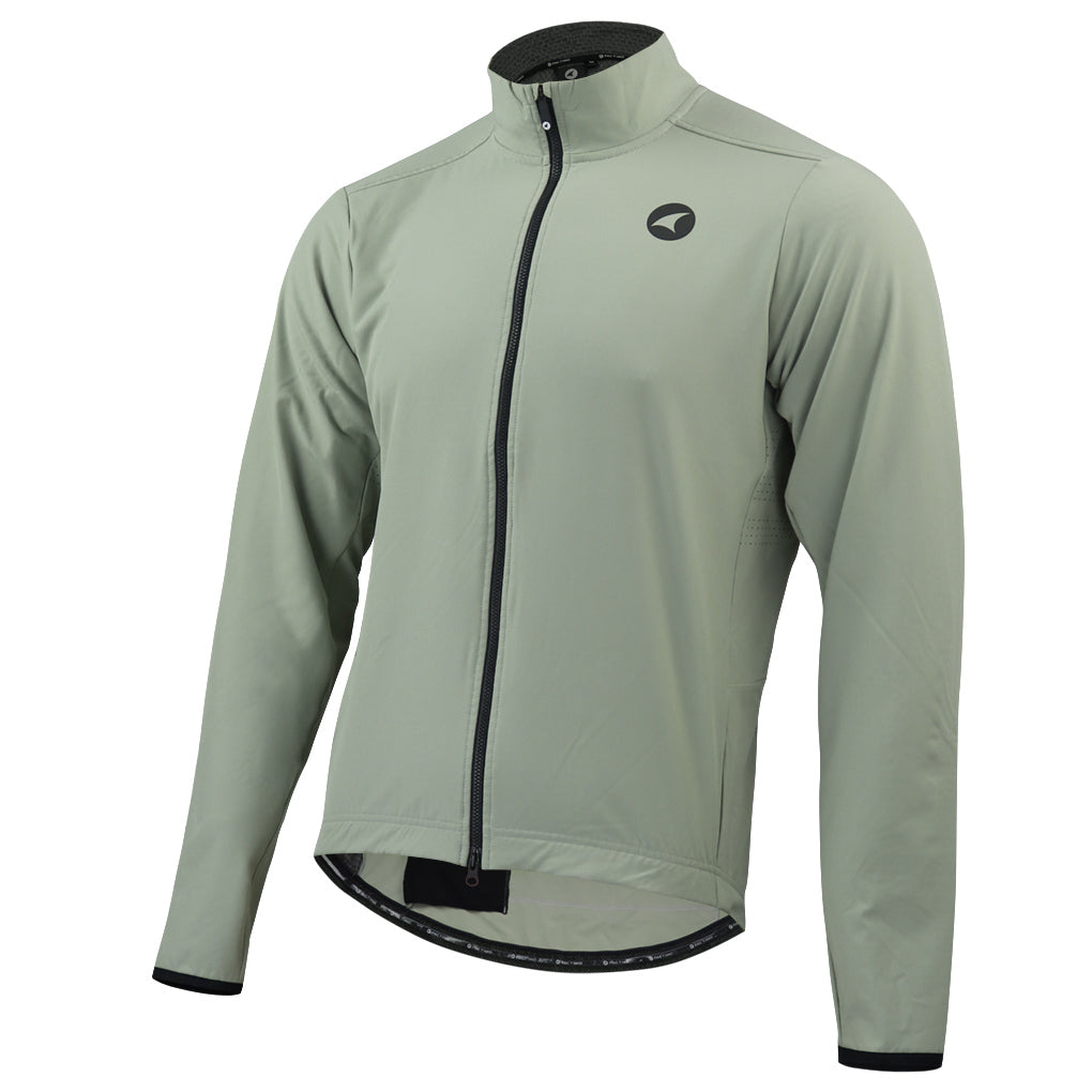 Men's Thermal Cycling Jacket - Alpine Front View #color_sage