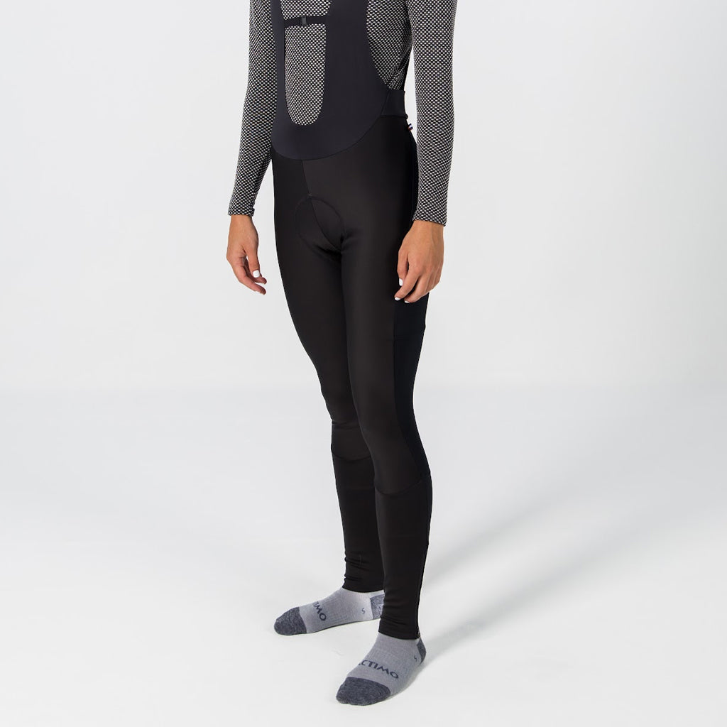 Women's Winter Cycling Tights - Front View